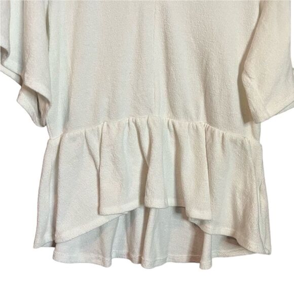 3 for $30! Alya short sleeve towel like material blouse - Picture 11 of 12